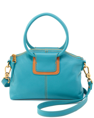 Hobo Sheila Leather Crossbody In Blue