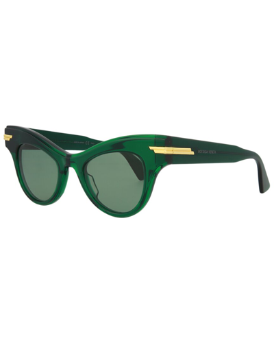 Bottega Veneta Women's Bv1004s 47mm Sunglasses In Green