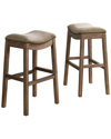 ALATERRE ALATERRE WILLISTON SET OF 2 BAR HEIGHT STOOLS