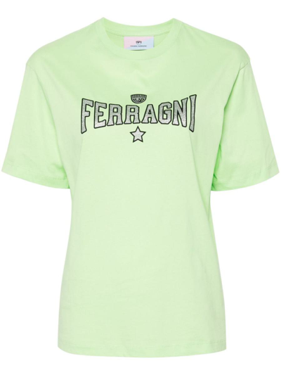 Chiara Ferragni T-shirts And Polos In Green