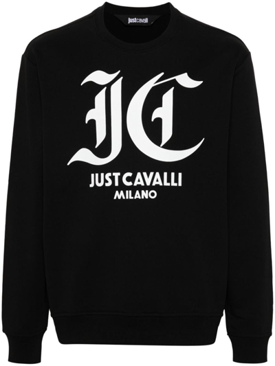 Just Cavalli Sweaters In Black