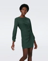 Diane Von Furstenberg Dvf In Diamond Cubes Tiny Venus Green