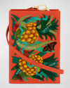 Olympia Le-tan Ananas Book Clutch Bag In Capucine