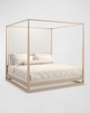 CARACOLE PINSTRIPE LIGHT KING BED