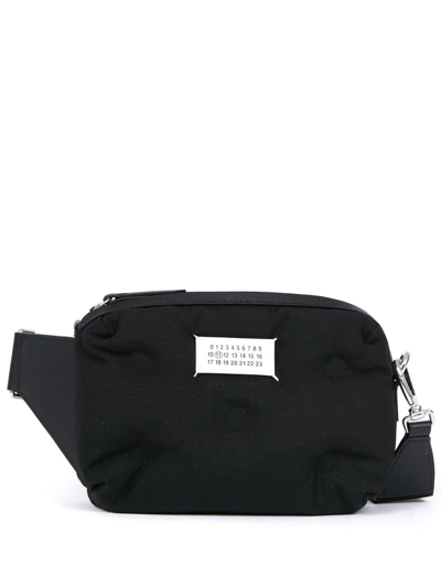 Maison Margiela Glam Slam Cordura Crossbody Bag In Black