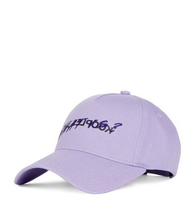 The Kooples Graphic Cap In Purple