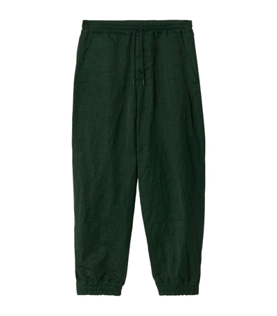 Burberry Drawstring Tailored Trousers In Green