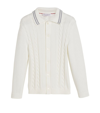 BRUNELLO CUCINELLI CABLE-KNIT CARDIGAN (4-12 YEARS)
