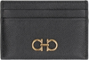 FERRAGAMO SALVATORE FERRAGAMO GANCINI PLAQUE CARDHOLDER