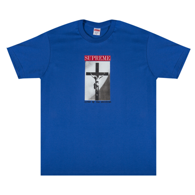 Pre-owned Supreme Loved By The Children Tee 'royal' In Blue