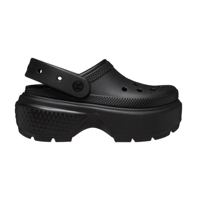 Pre-owned Crocs Stomp Clog 'black'