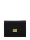 Dolce & Gabbana Gold-tone Hardware Wallets With Timeless Style In Black