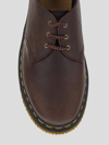 Dr. Martens 1461 Crazy Horse Lace Up Shoes In Brown Leather