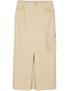 Filippa K Sourced Crepe Cargo Skirt In 9948 Matcha Green