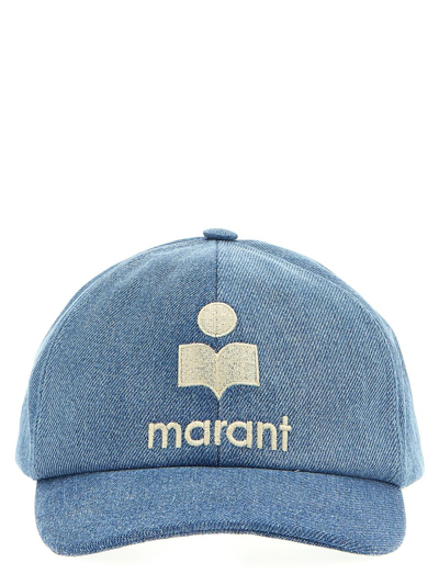 Isabel Marant Tyron Logo Cap In Blue