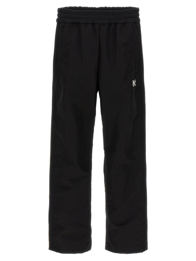 Palm Angels Monogram Track Joggers In White/black