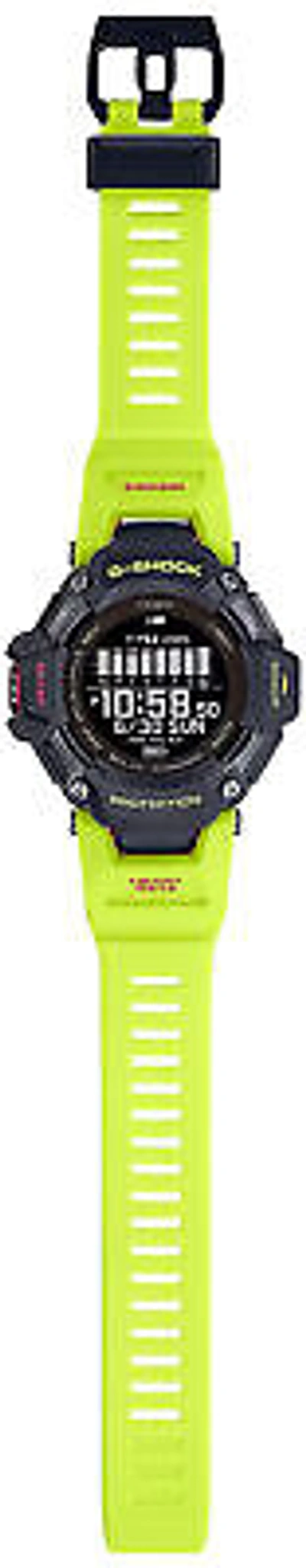 Pre-owned Casio Gshock Gbdh20001a9 Move Series Gps+heart Rt Yellow
