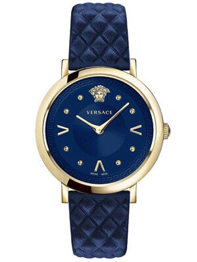 Pre-owned Versace Vevd00319 Pop Chic Ladies 36mm 5atm