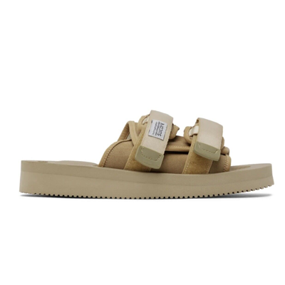 Pre-owned Suicoke Moto-vs Sandals Beige In Brown