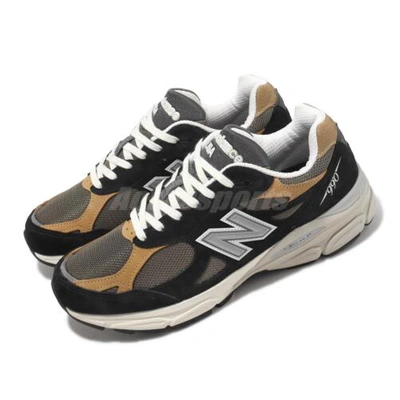 Pre-owned New Balance Balance X Teddy Santis 990 V3 Made In Usa Nb Black Tan Men Casual M990bb3-d In Brown