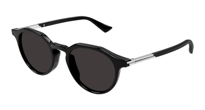Pre-owned Garrett Leight Bottega Veneta Bv1260s Black Silver/grey (005) Sunglasses In Gray