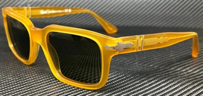 Pre-owned Persol Po3272s 204 4e Miele Yellow Unisex 55 Mm Sunglasses