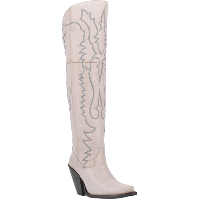 Pre-owned Dan Post Womens Loverly Fashion Boots Leather White
