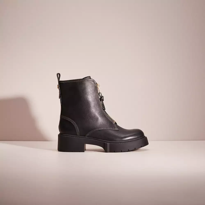 Coach Restored Liza Bootie In Black