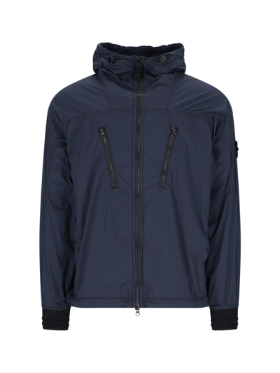 Stone Island 'skin Touch' Jacket In Blue