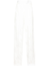 Attico Logo-jacquard Trousers In Beige