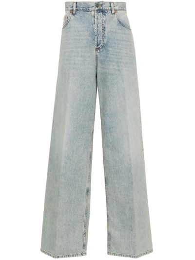 Valentino `v Detail` Jeans In Blue