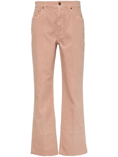 Brunello Cucinelli Dyed Trousers In Yellow
