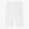 MAYORAL NEWBORN BABY BOYS WHITE COTTON & LINEN TROUSERS