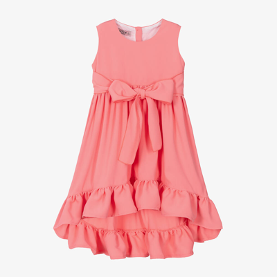 Phi Clothing Babies' Girls Coral Pink Dress