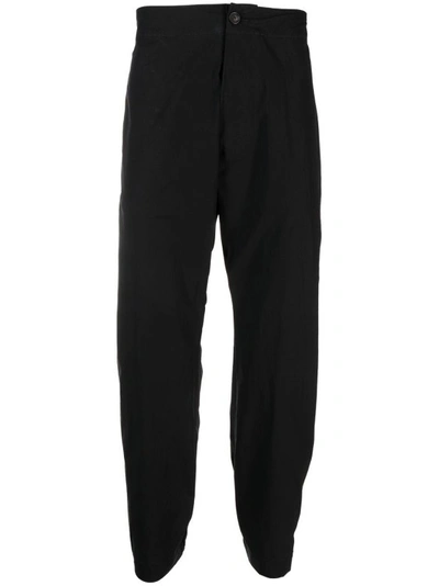 Dsquared2 Logo-tape Tapered Trousers In Black