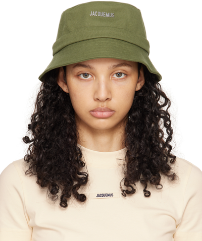 Jacquemus Khaki 'le Bob Gadjo' Beach Hat In 560 Khaki