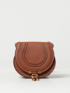 Chloé Womens Clay Brown Marcie Small Leather Saddle Bag In Brown