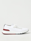 Brunello Cucinelli Leather Low-top Sneakers In White