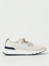 Brunello Cucinelli Perforated-detail Low-top Sneakers In White