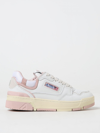 Autry Logo-embellished Side Panels Leather Sneakers In White