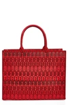 Furla Opportunity Monogram-pattern Tote Bag In Toni Rosso