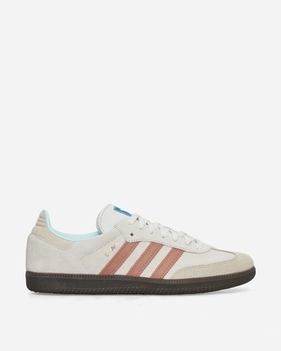 Adidas Originals Off-white Samba Og Sneakers In Crystal White/clay Strata/gum5