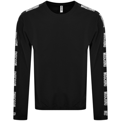 Moschino Tape Logo Sweatshirt Black