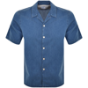 PAUL SMITH PAUL SMITH CASUAL FIT SHORT SLEEVED SHIRT BLUE