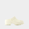 Camper Traktori Slides -  - Leather - White In White