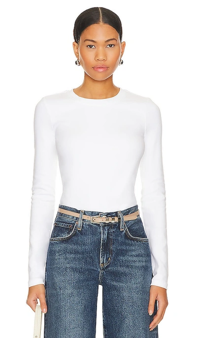 Cuts Tomboy Long Sleeve In White