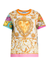 MOSCHINO WOMEN'S ARCHIVE SCARVES HEART T-SHIRT