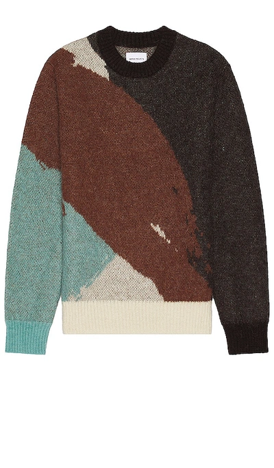 NORSE PROJECTS ARILD ALPACA MOHAIR JACQUARD SWEATER