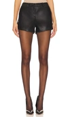 SNDYS WENDY FAUX LEATHER SHORTS