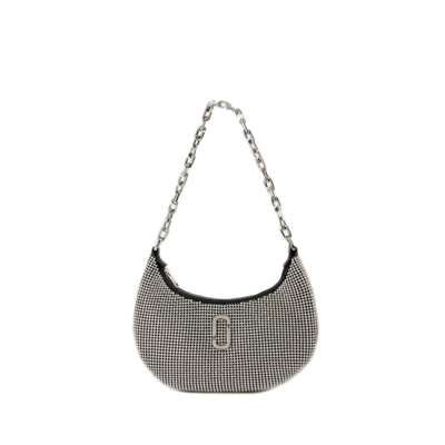 Marc Jacobs The Small Curve Shoulder Bag -  - Mesh - Silver In Neutral